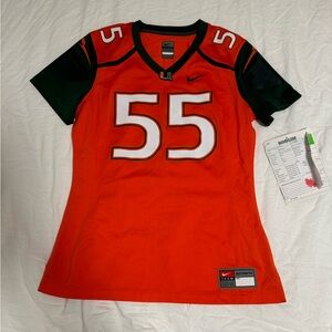 SAMPLE Nike Miami Hurricanes Jersey Size Medium‎ Womens NEW #55